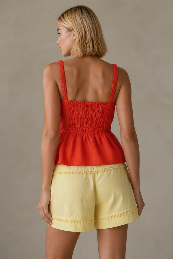 Blusa com lastex e alça de elástico
