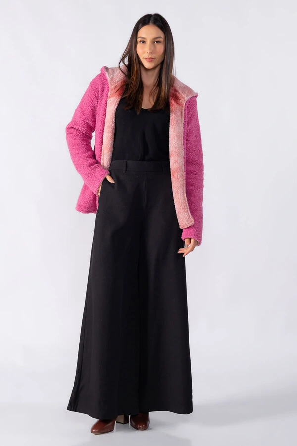 Casaco dupla face tie dye