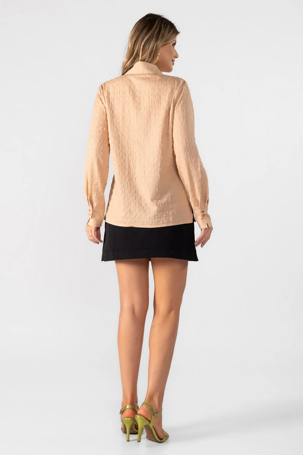 Camisa manga longa com vista dupla