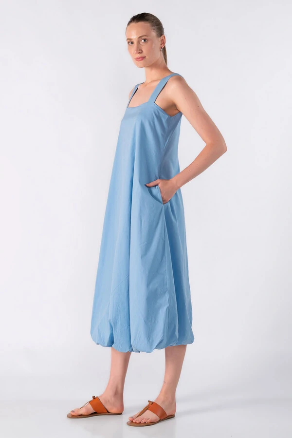 Vestido midi balone
