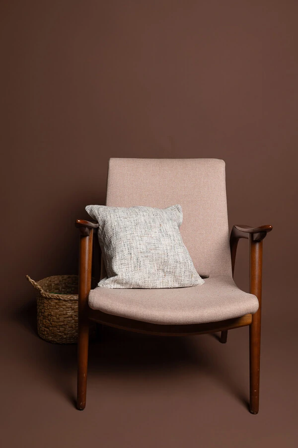 Capa de almofada flocada