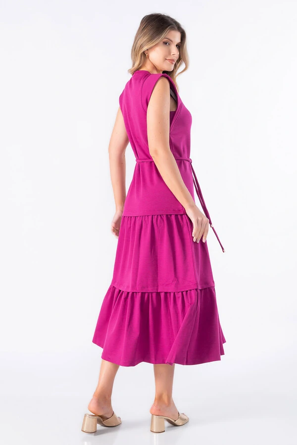 Vestido muscle tee midi