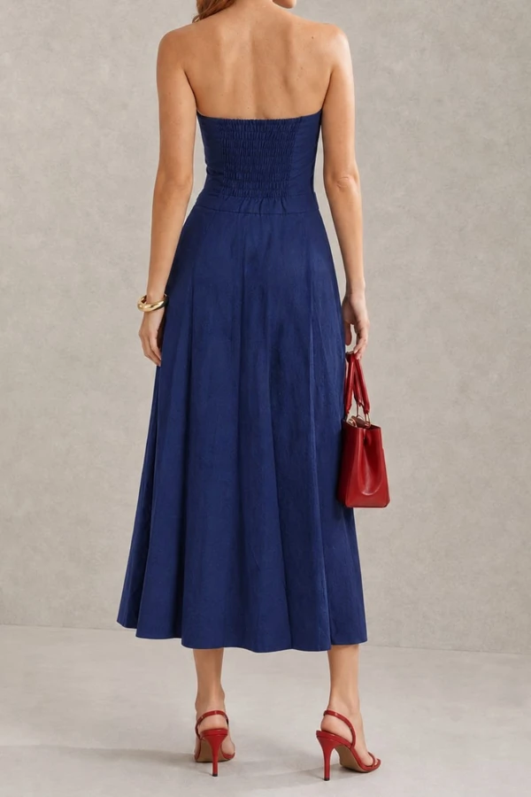 Vestido Viscolinho tomara que caia
