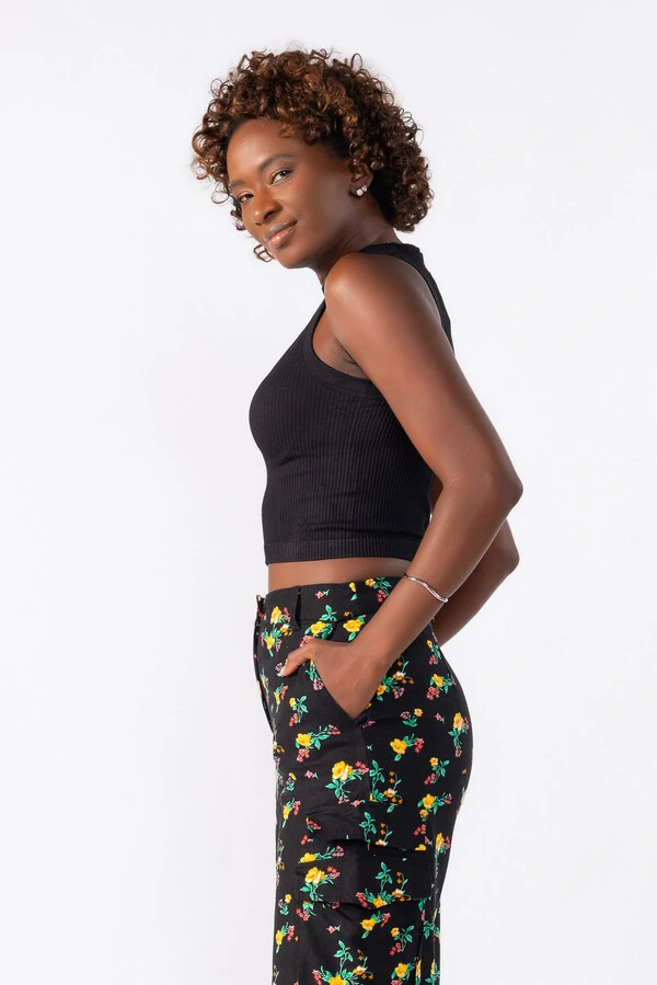 Cropped regata gola alta