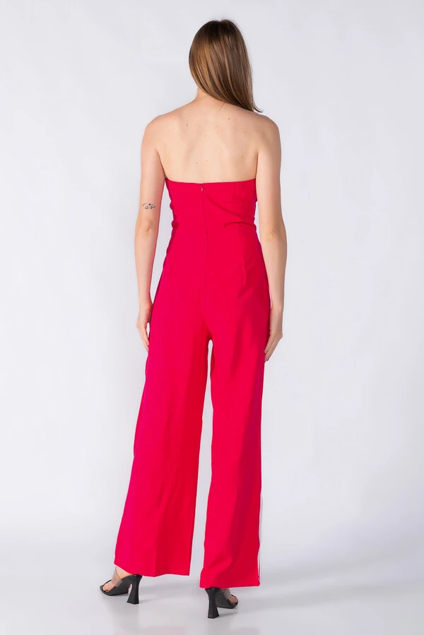 Macacao sem alça bicolor