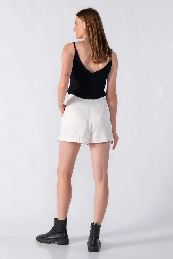 Shorts saia acetinado