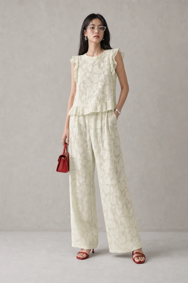 Calça pantalona devorê
