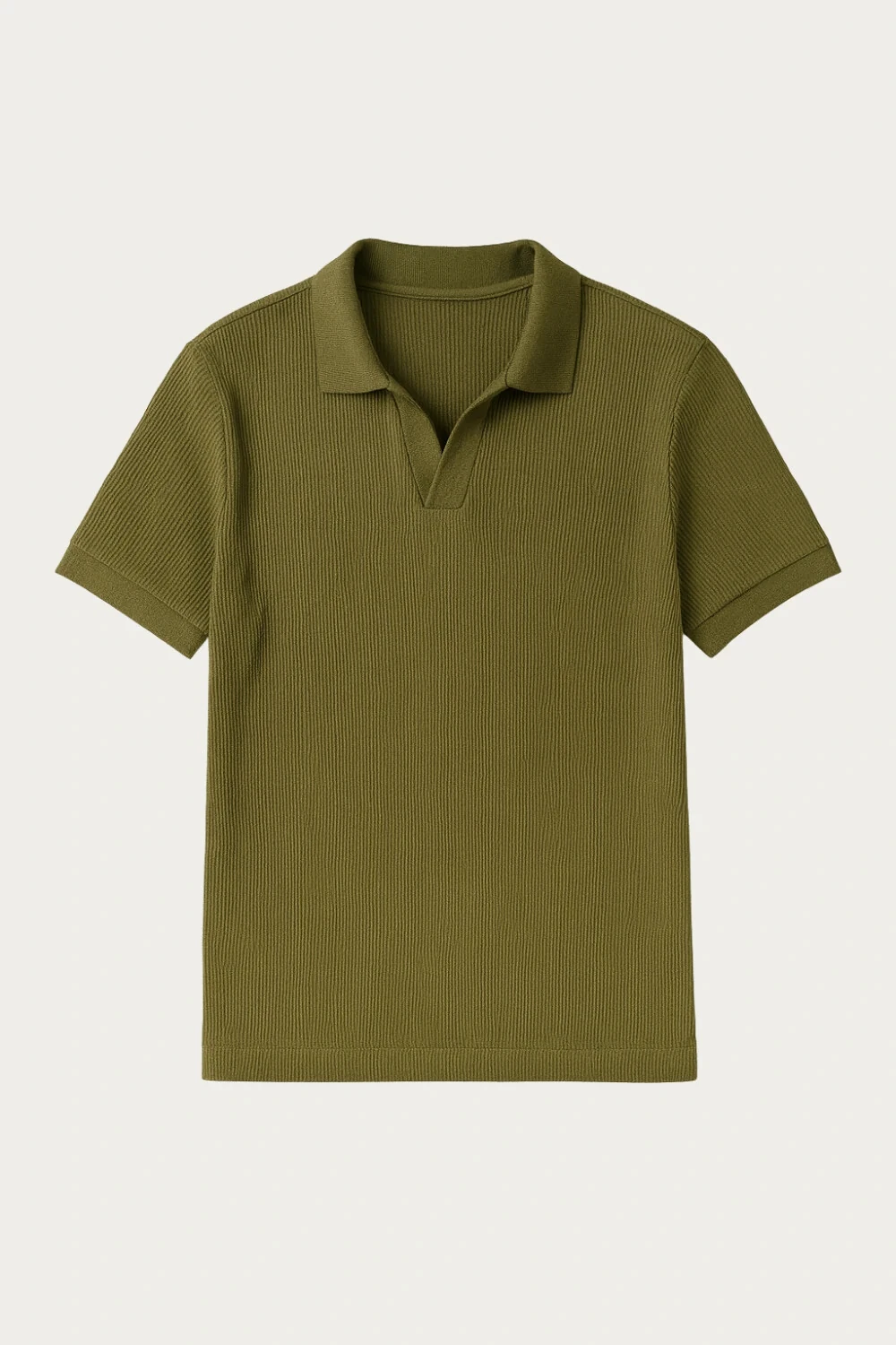 FotoCamisa Polo Texturizada Manga Curta