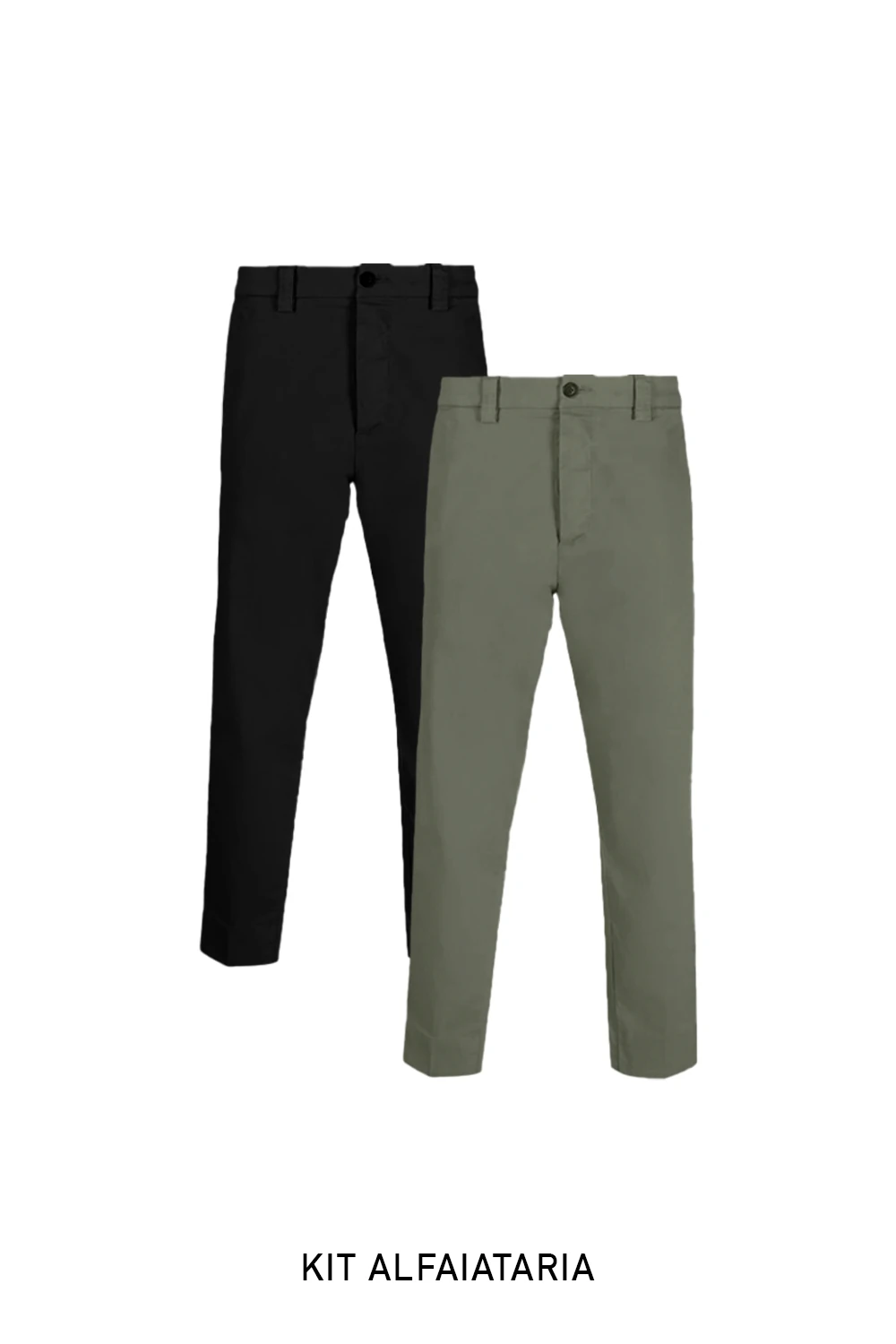 Foto Kit 2 Calças de Alfaiataria