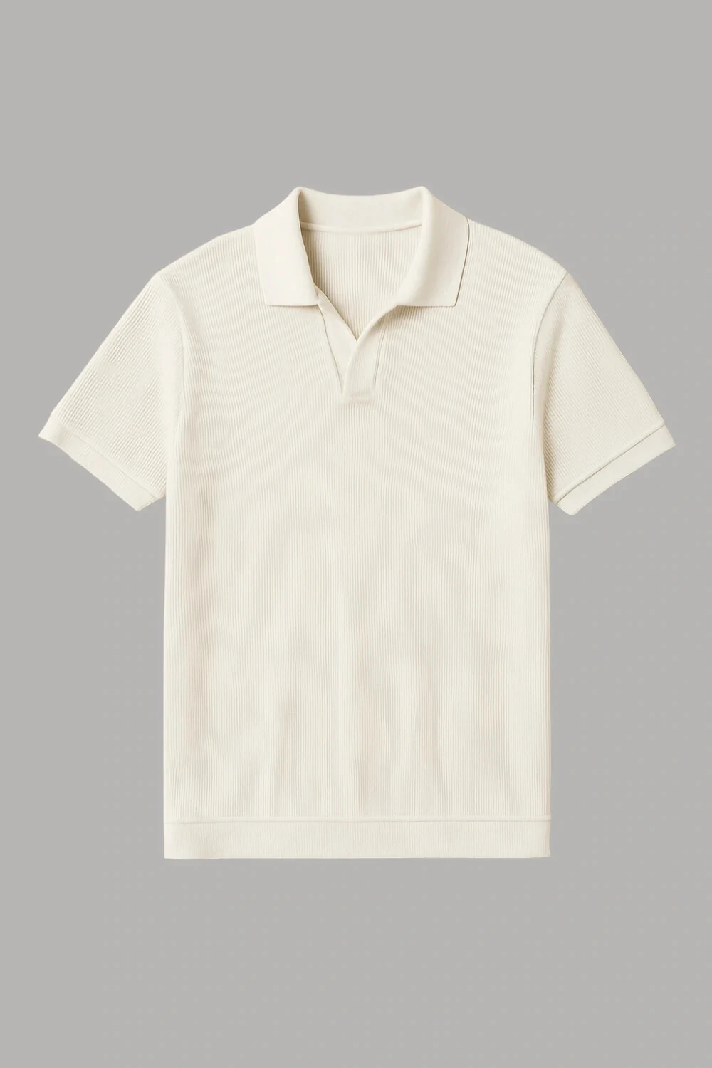 FotoCamisa Polo Texturizada Manga Curta