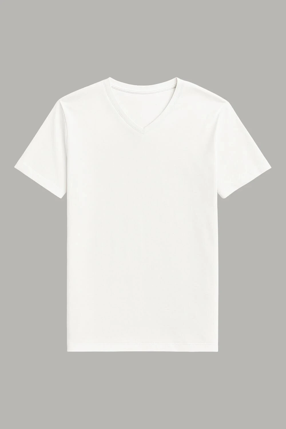 FotoCamiseta de Algodão Egípcio Gola V