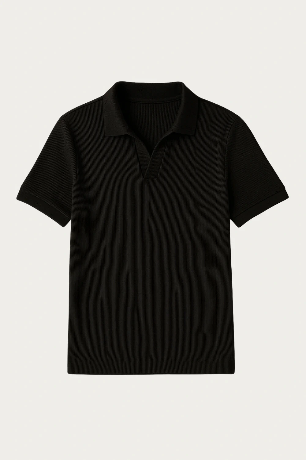 FotoCamisa Polo Texturizada Manga Curta