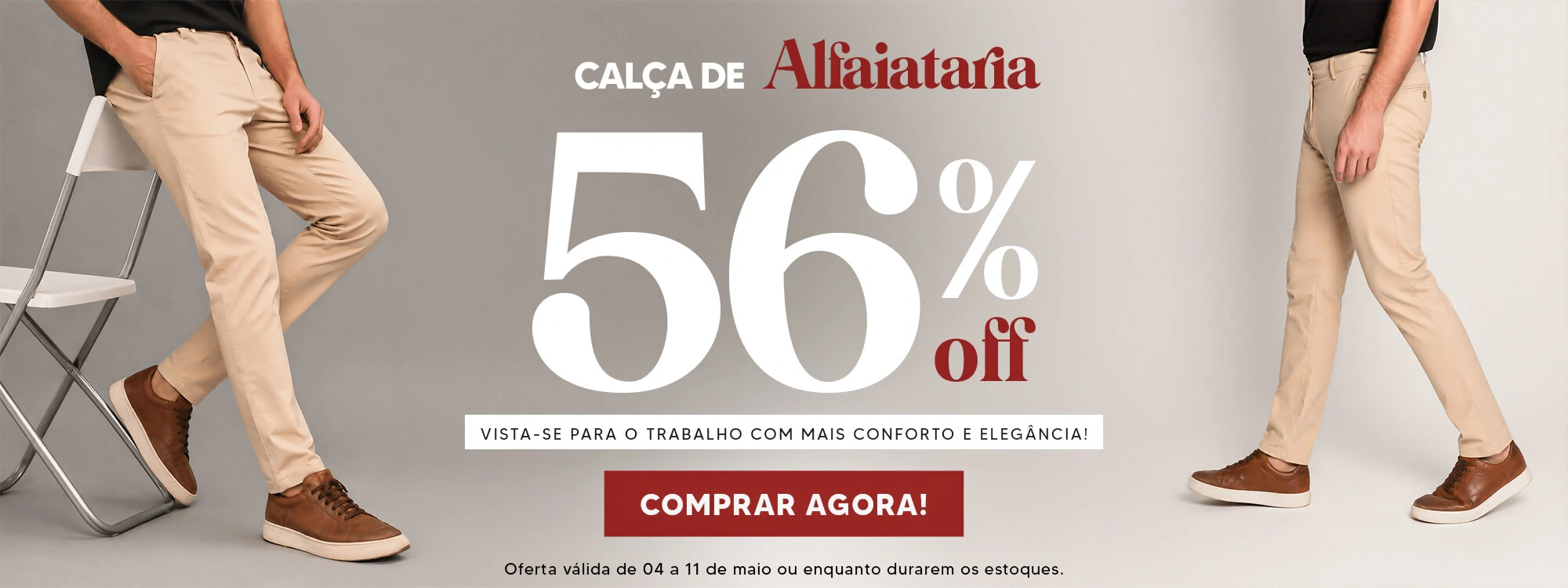 Saldo - Alfaiataria com 56% off