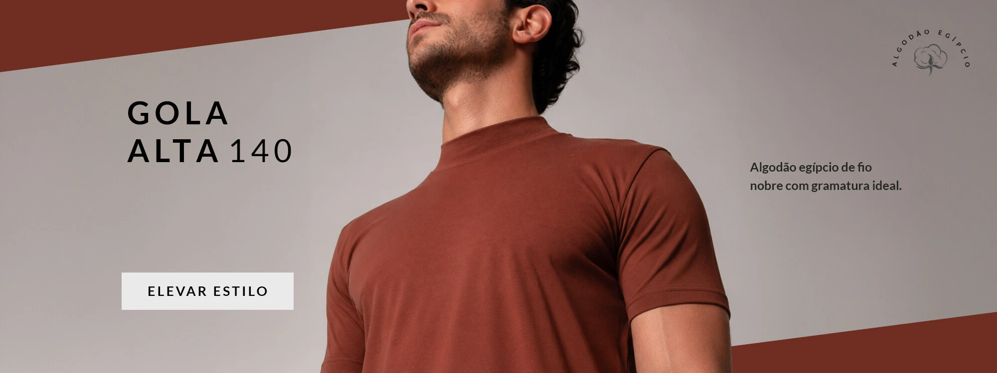 Camiseta Gola Alta 140