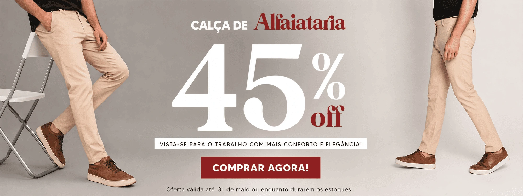 Saldo - Alfaiataria com 45% off