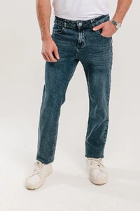 Calça Jeans Reta 