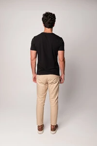 Camiseta de Algodão Egípcio Gola V