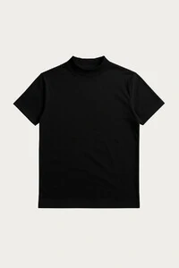 Camiseta Gola Alta Algodão Egípcio 140