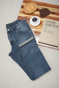 Calça Jeans Slim 