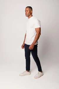 Camiseta Gola Alta Algodão Egípcio 140