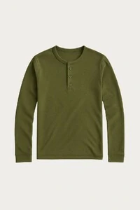 Camiseta Henley Manga Longa