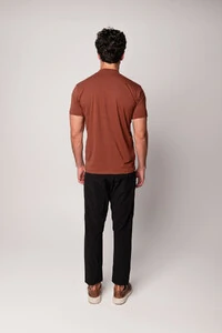 Camiseta Gola Alta Algodão Egípcio Mid
