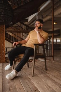 Camiseta Básica de Algodão Egípcio