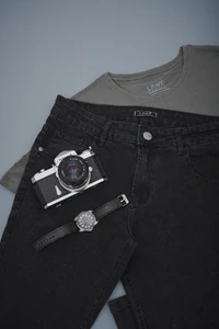 Calça Jeans Slim 