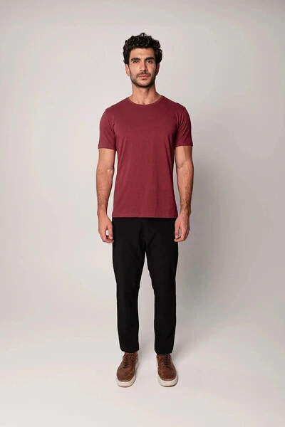Foto Camiseta Básica de Algodão Egípcio