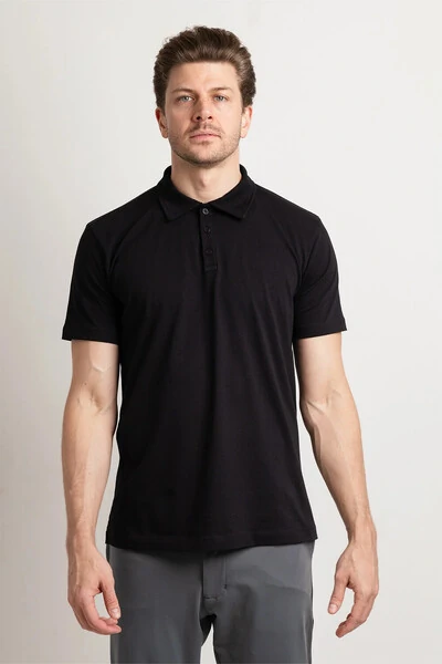 Foto Camisa Polo de Algodão Egípcio
