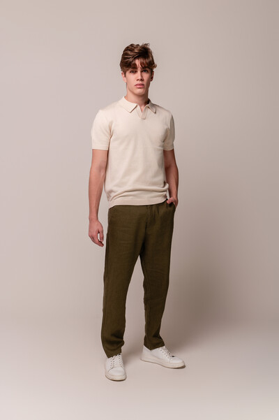 Foto Calça de Alfaiataria 100% Linho