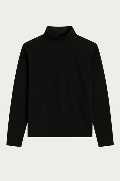 Foto Camiseta Gola Alta Algodão Egípcio Manga Longa 210