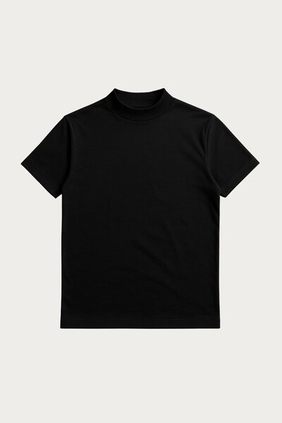 Foto Camiseta Gola Alta Algodão Egípcio 140
