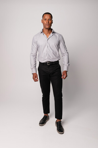 Foto Camisa Social Algodão Egípcio com Modal
