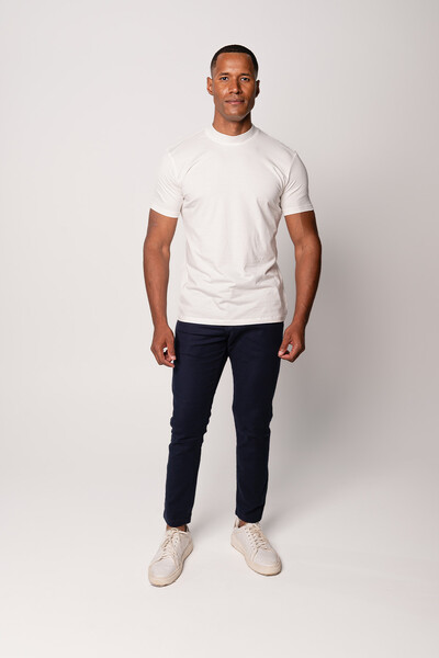 FotoCamiseta Gola Alta Algodão Egípcio 140