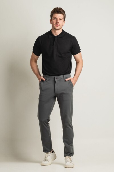 Kit 1 Camisa Polo Piquet e 1 Calça Jeans Reta 