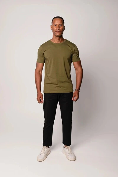 Foto Camiseta Básica de Algodão Egípcio