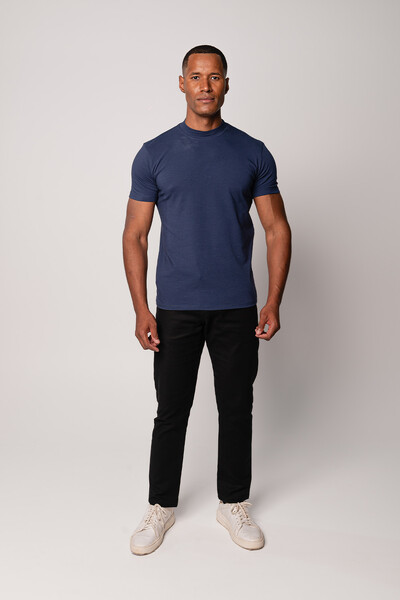 FotoCamiseta Gola Alta Algodão Egípcio 140