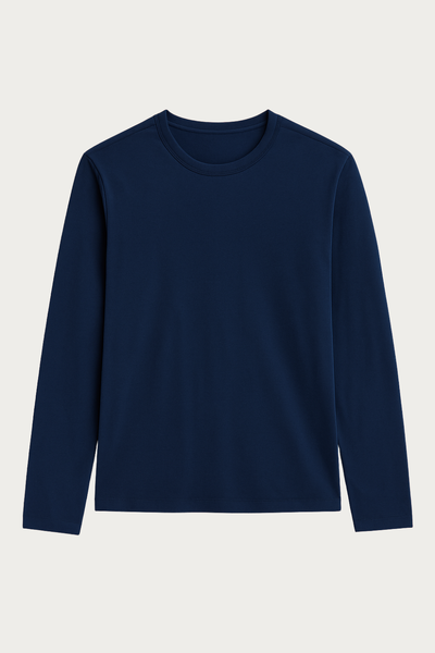 Foto Camiseta Manga Longa de Algodão Egípcio