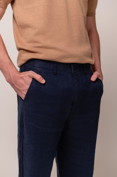 Foto Calça de Alfaiataria 100% Linho