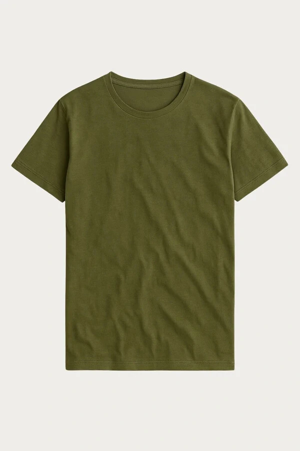 Camiseta Básica de Algodão Egípcio