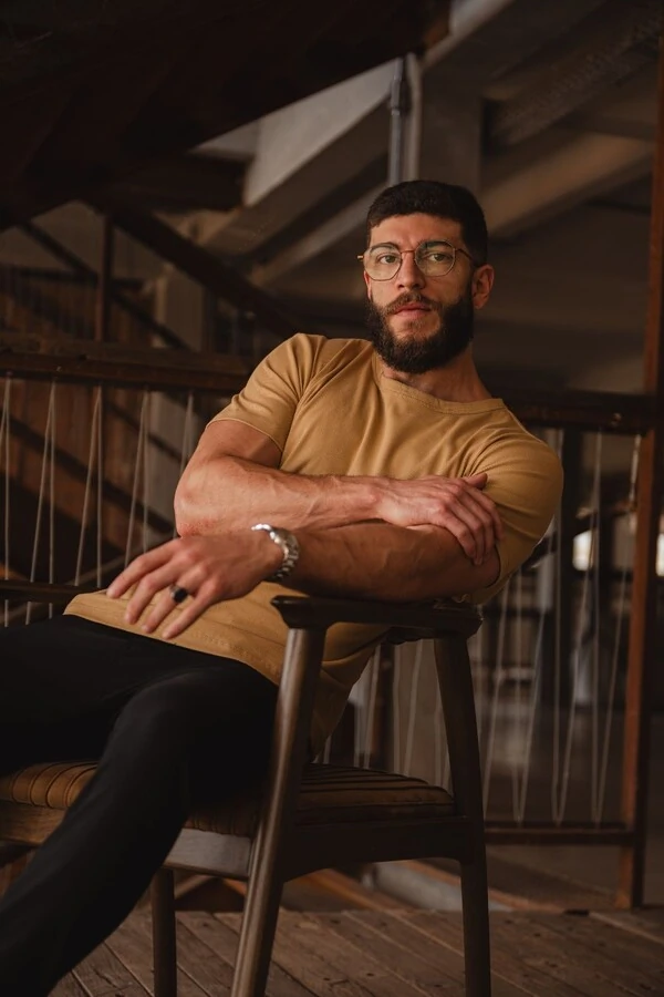 Camiseta Básica de Algodão Egípcio