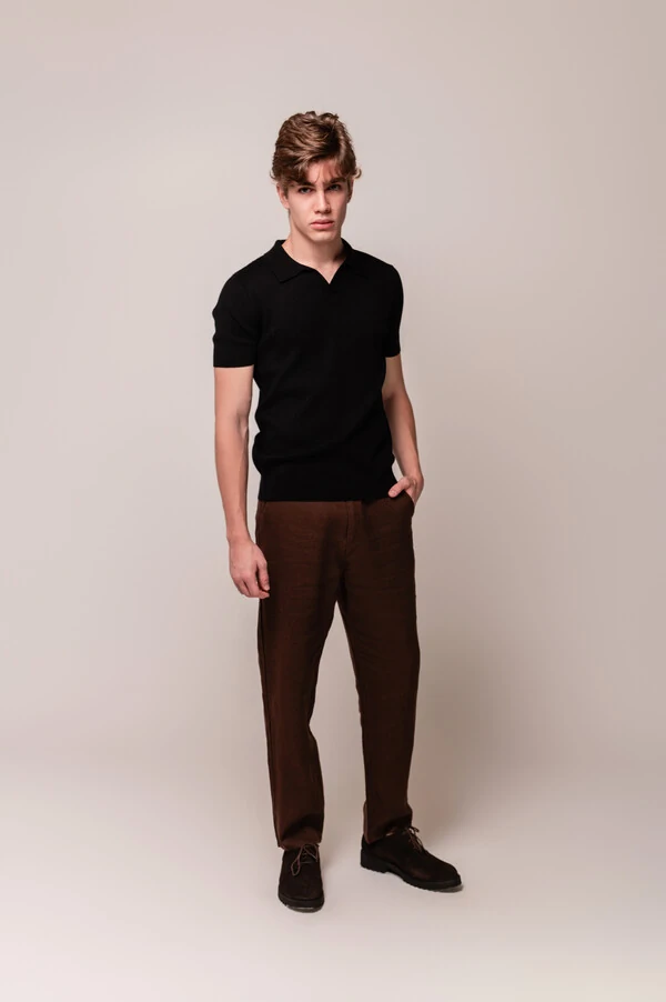 Camisa Polo Canelada