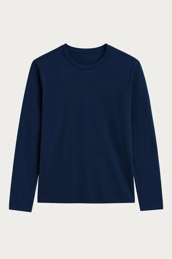 Camiseta Manga Longa de Algodão Egípcio