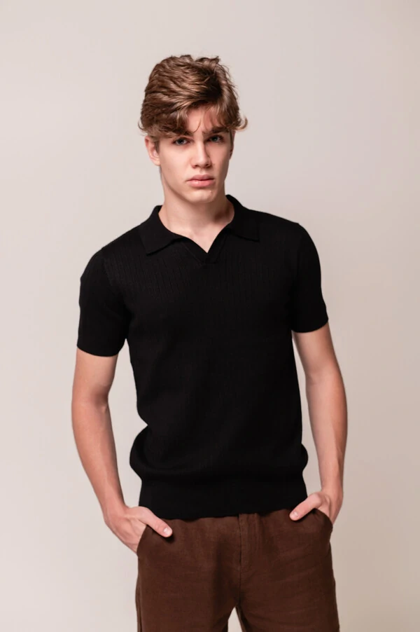 Camisa Polo Canelada