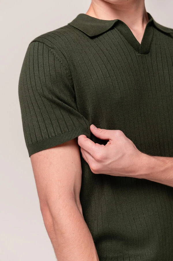 Camisa Polo Canelada