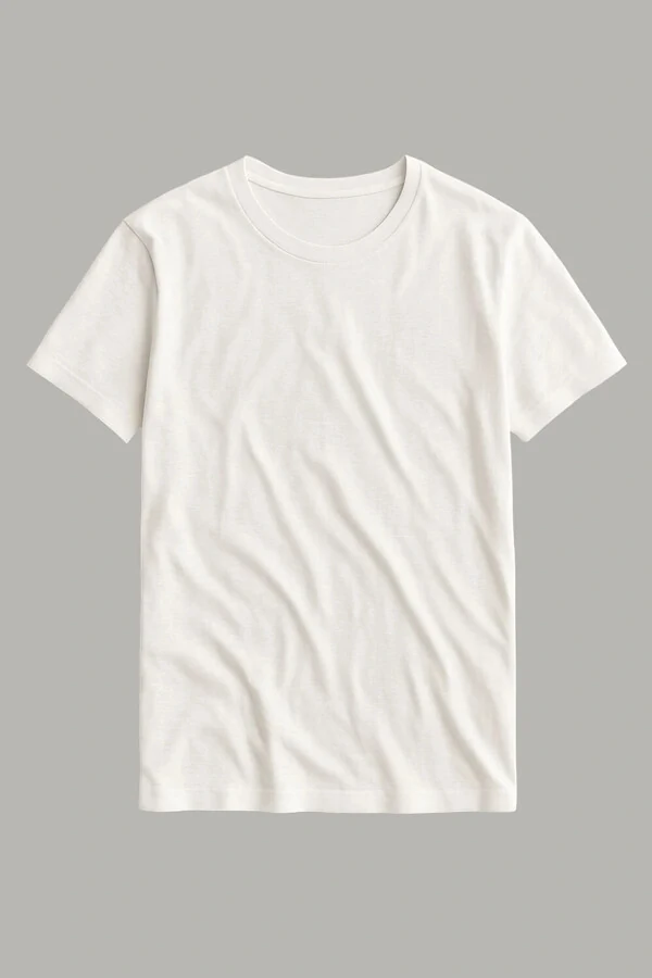 Camiseta Básica de Algodão Egípcio