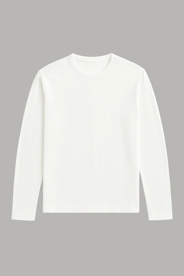 Camiseta Manga Longa de Algodão Egípcio