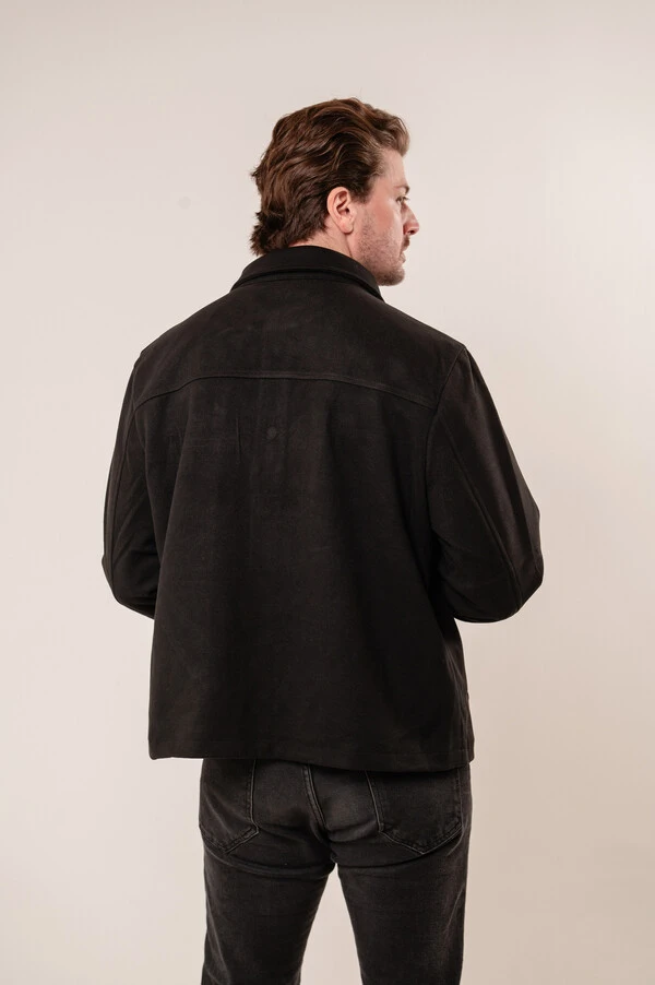 Jaqueta Overshirt Suede