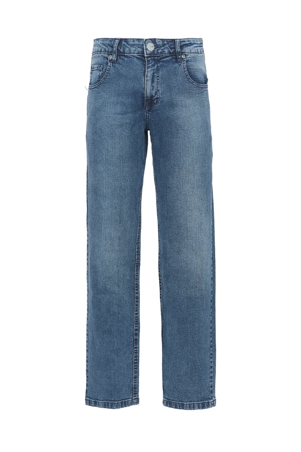 Calça Jeans Reta 